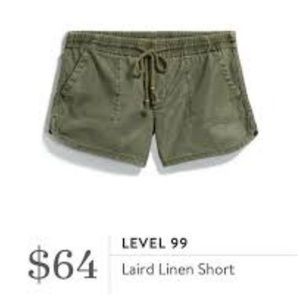 Level 99 Linen Shorts